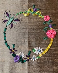 Silk Ribbon Ring, by Deborah Ange, CA