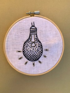 Technique Taster: Blackwork, by Jennifer Linderman, CA