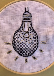 Technique Taster: Blackwork, by Jennifer Linderman, CA
