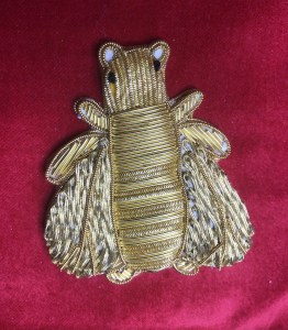Napoleonic Goldwork Bee, by Michelle McPheron, DC