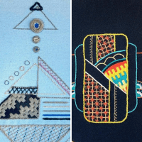 Online Introduction to Embroidery: Geometric with Tiffany Chin